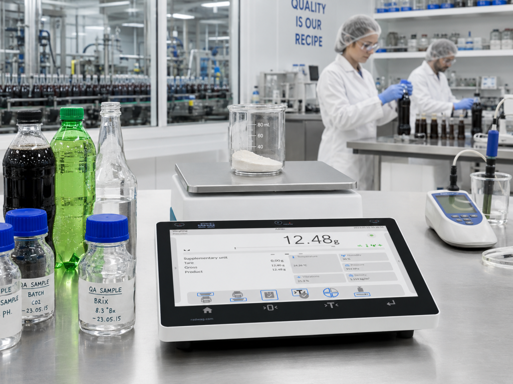 Balanza de Precisión en industria alimenticia